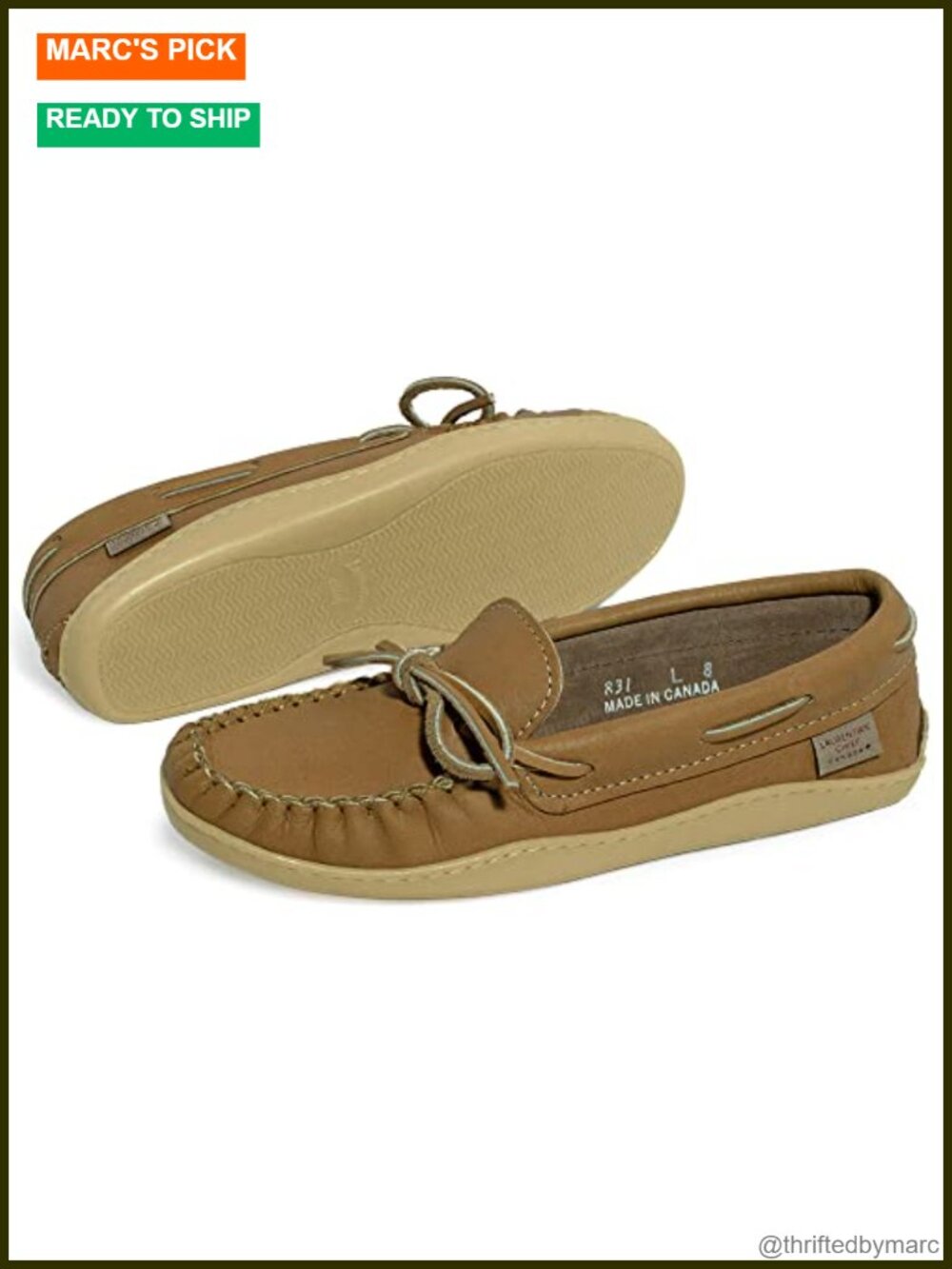 Women's Leather Mocc - Indoor Outdoor